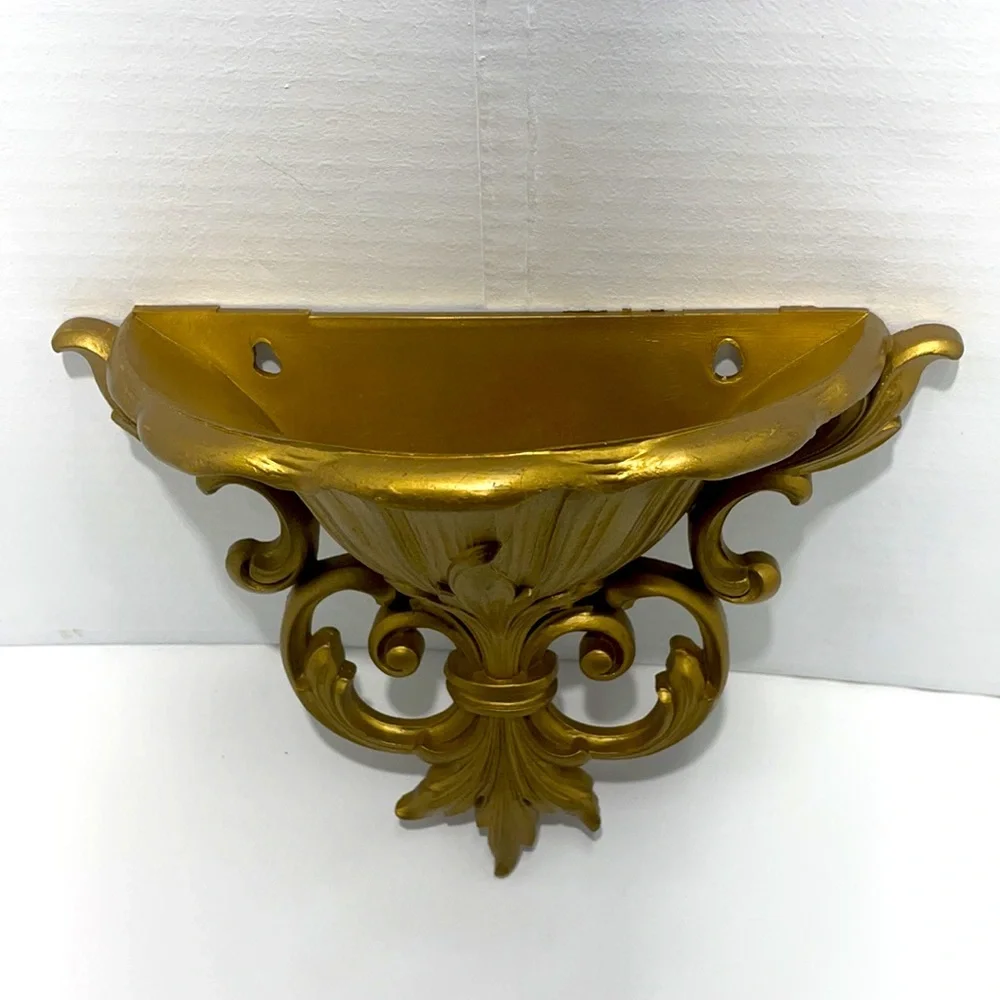 Vintage 1972 HOMCO WALL Pocket Vase Plastic 9.75